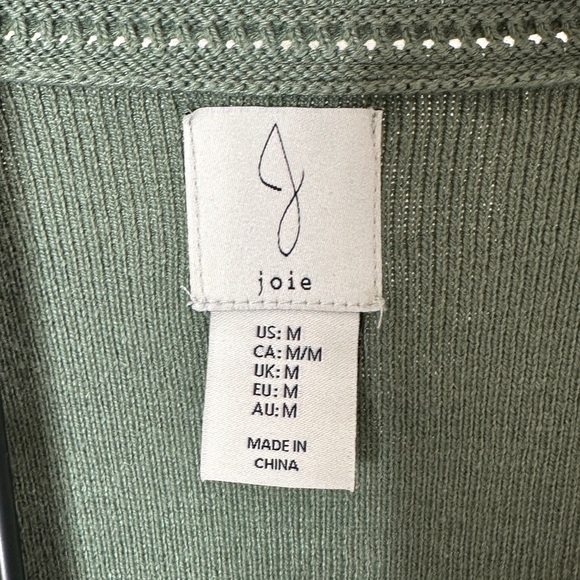 Joie Green Button-Up Women's Top MEDIUM - Picture 3 of 5